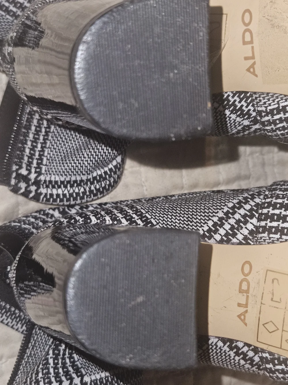 Aldo's Houndstooth Booties - Women's Fashion Boots